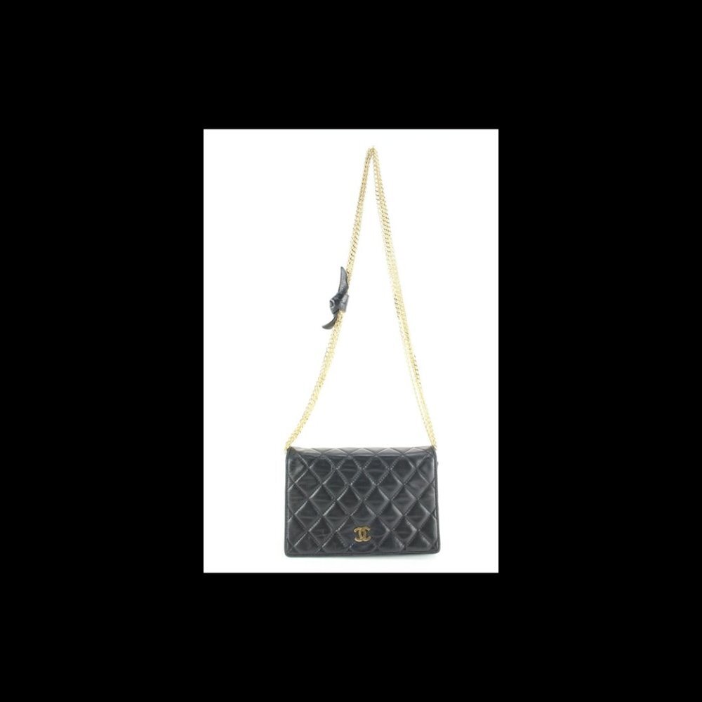 Chanel Black Quilted Lambskin Multi Chain GHW 3CK419C